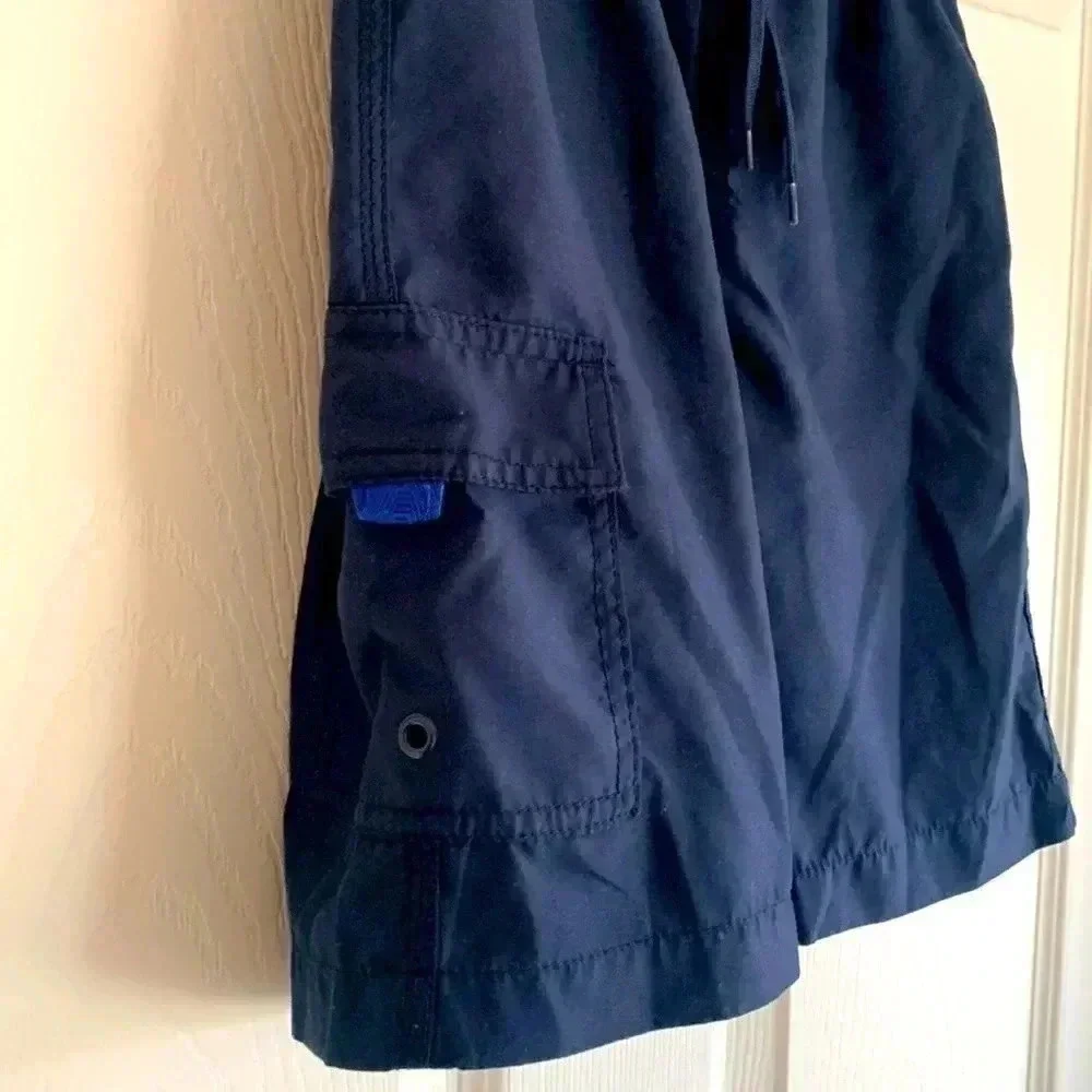 Gymboree Boy 6 Navy Bathing Suit  Summer Swim Trunks Mesh Lining